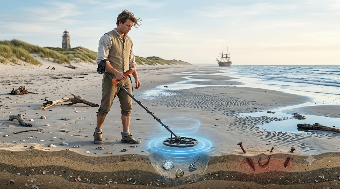 Beach detecting with QUEST S Series