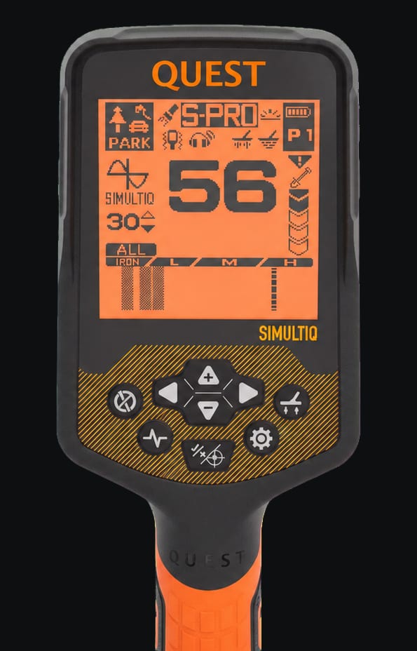 S-Pro control box with display and physical buttons